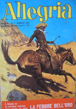 ALLEGRIA RIVISTA FUMETTI NUMERO 1 1961 TOPO GIGIO JACOVITTI JAK MANDOLINO