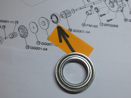 Kugellager für qrc getriebe - für, qrc-getriebe