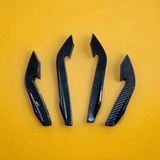 Baffi Spoiler Laterali AUDI A4 Rs4 ABT PARAURTI Frontflics Stampa3D In ABS Nuovi