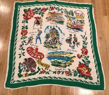 Vintage 50’s Scarf Souvenir
