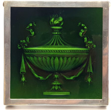 Piastrella verde argento