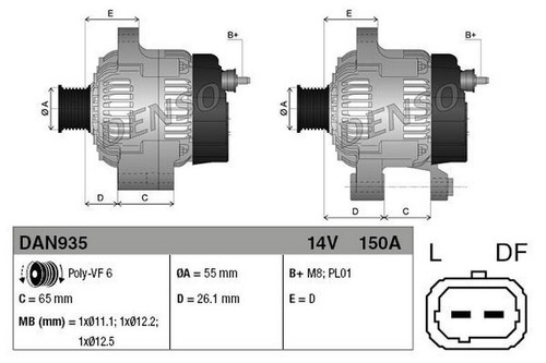 Alternatore per alfa - alternatore,