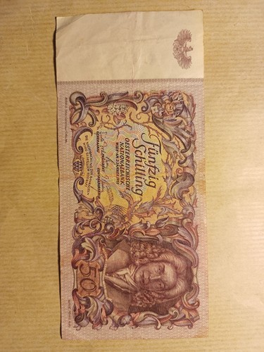 Banconota antica schilling - banconota,
