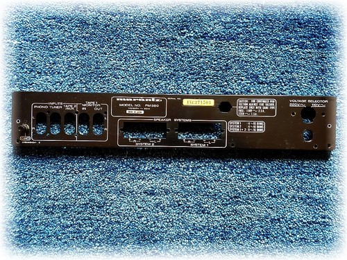 Marantz 350 rear panel - pm-350,