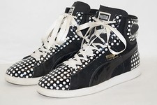 PUMA First Round schwarz weiss