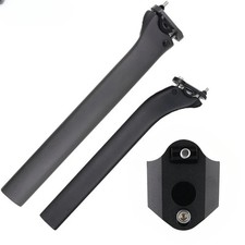 Reggisella Ultraleggero Carbonio 340mm 0 25 Gradi Manubrio Bici Sedile Tubo Ricambi