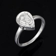 Anello solitario vintage - anello,
