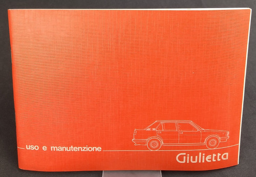 Giulietta alfa romeo - alfa, manuale