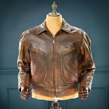 Giacca pelle vintage anni 80