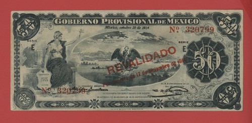 Messico pesos 1914 gobierno - 50,