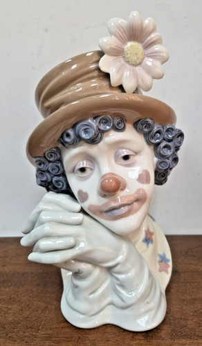 Busto clown malinconico - clown,