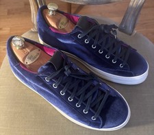P448 Sneaker Uomo Velluto Blu