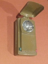 TORCIA LAMPADA MILITARE PORTATILE - LUCE CON TRE SEGNALATORI USATA VINTAGE