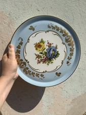 Piatto antico Limoges France, porcellana da collezione, 28,5 cm