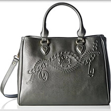 BORSA BORSE BAULETTO DONNA LIU JO N66227 E0140 ECO PELLE 90011 METAL ORIGINAL AI