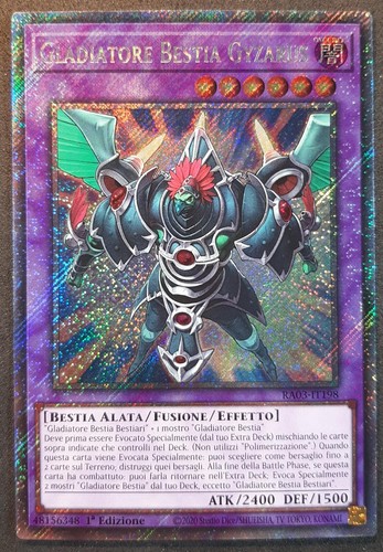 Gladiatore bestia gyzarus rara - gladiatore,