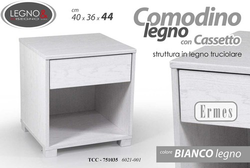 Comodino cassetto moderno - comodino,