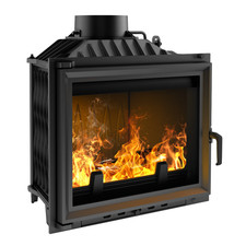 Camino a legna in ghisa Kratki