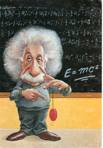Carte postale albert einstein - postale,