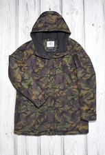 Giacca parka nylon mimetico