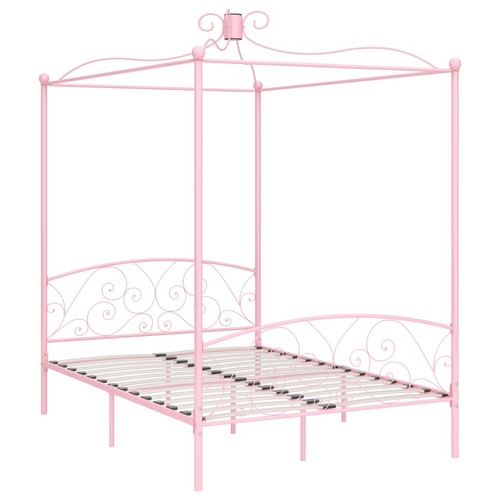 Letto baldacchino rosa in - rosa,