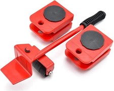 Set Sollevatore Mobili con Ruote | Leva in Acciaio per Spostare Carichi Pesanti
