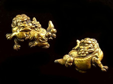 MENUKI Leone con Fiore Goto