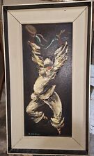 Sergio Carena .pulcinella olio