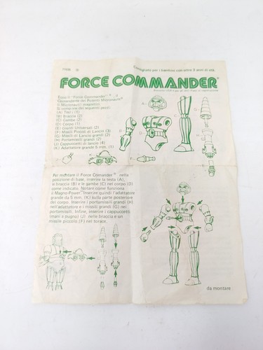 Foglio istruzioni originali