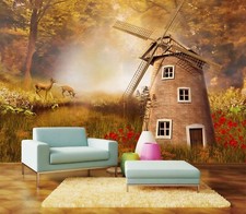Mulino a vento 3D casa Q5771