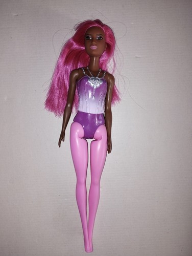 Barbie nera capelli rosa - nera,