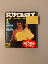 FUMETTO/FOTOROMANZO SUPERSEX  N.1 , RARISSIMO