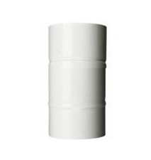 TUBO DIAM. 100 SMALTATO BIANCO