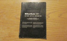 Manuale libretto uso manutenzione contakm Beta Alp 200 4.0 M4