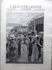L'Illustrazione Italiana 2 Giugno 1907 Napoli Wolsit Opere Genova Vienna Corse