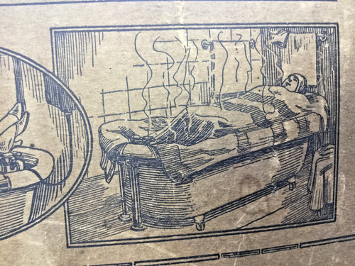 Bagno turco per vasca artiglio