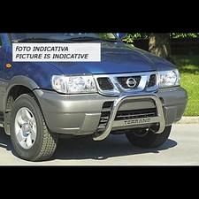Bull Bar protezione anteriore inox lucido 60mm Nissan Terrano fino al 2002