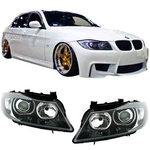 Phares angel eyes led noir - eyes,