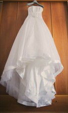 Abito da sposa, usato, Egò di Valentini, con velo e giacchino in macramè, tg 44