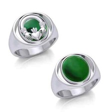 Irlandese Claddagh 925 Argento