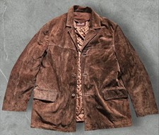 Giacca In Pelle Scamosciata