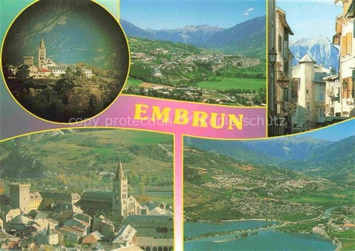Embrun vue panoramique - embrun,
