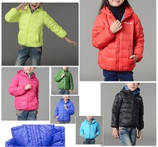 Cappotto Giacca Bambini Piumino D'Oca Children Hoodies Jacket Duck Down 3456001