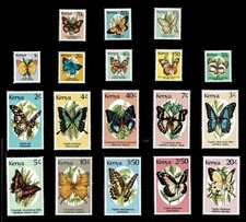 Kenya 1988-90 - Definitivi