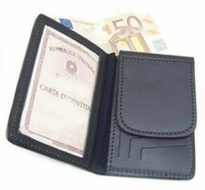 1WD09 VEGA HOLSTER PORTAFOGLIO IN CUOIO PORTA PLAC NEUTRO UNIVERSALE PORTATESSER