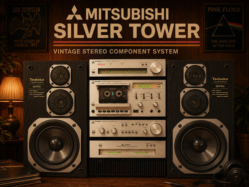 Mitsubishi silver tower - silver,