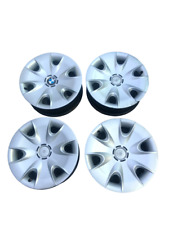 SET 4 CERCHI IN FERRO CON 4 BORCHIE BMW SERIE 1 E87 2004 AL 2013 R16