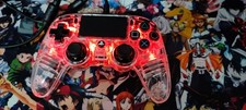 controller ps4 nacon Rosso trasparente con diverse intensità di colore