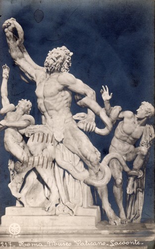 Cartolina roma museo - cartolina,