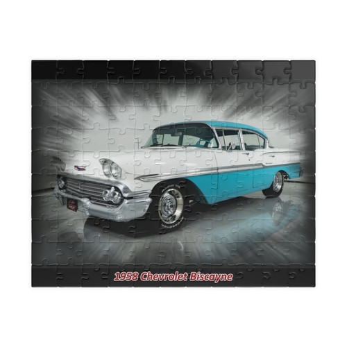 Puzzle chevrolet biscayne - puzzle, 1958
